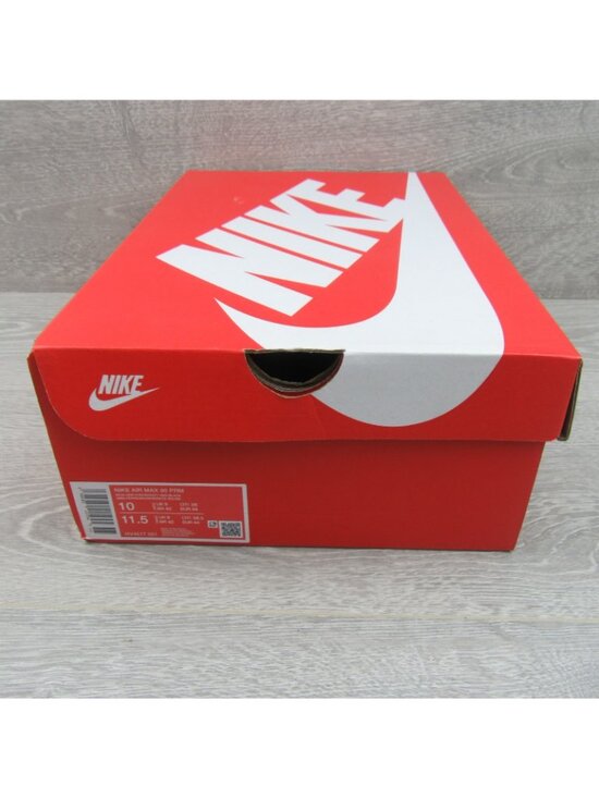 Nike Air Max 90 Premium Mens Size 10 Iron Grey Red Shoes NEW main image 8